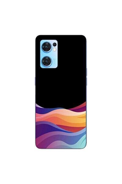 OEM Husa compatibila cu Oppo Reno7 5G Silicon Gel Tpu Model Neon Waves
