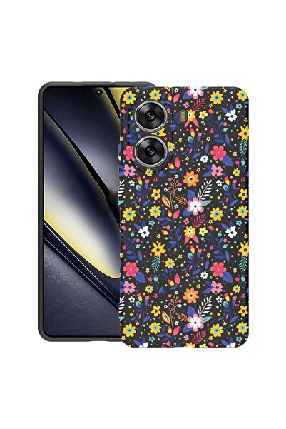 bestcase Husă pentru Poco X7 Pro 5G, Model floral, Silicon subțire de 0.8MM, ...