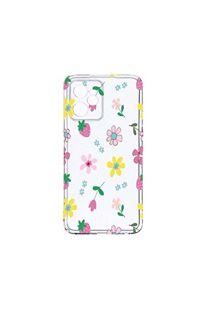 bestcase Husa BestCase¬Æ Clear Silicon 2MM, Compatibila Cu Realme C35, Flower...