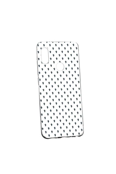 bestcase Husa Silicon, Transparent, Slim, Little Cactus, Huawei P20 Lite