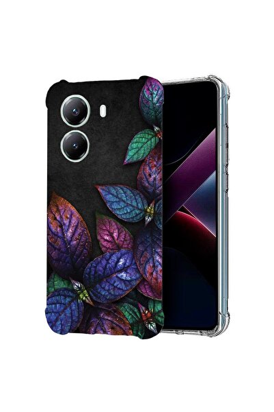 bestcase ¬Æ Husa compatibila Poco X7 Pro 5G, Anti Shock 1.5MM, Feathers, Prot...