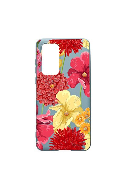 bestcase Husa Huawei P40, Flowers Red Yellow, rezistenta la uzura, anti-alune...