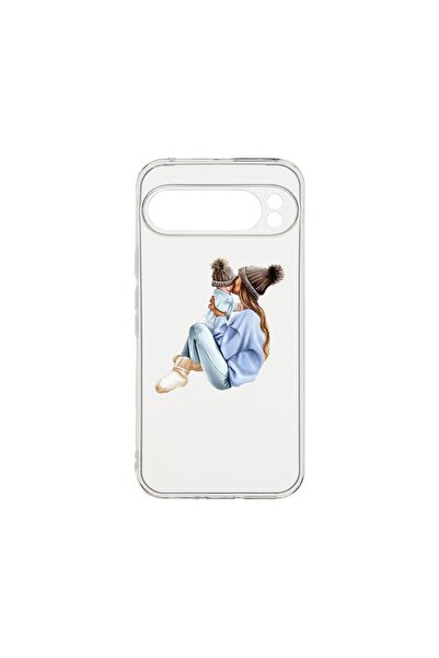 bestcase Husă transparentă din silicon de 2MM, compatibilă cu Google Pixel 9 ...