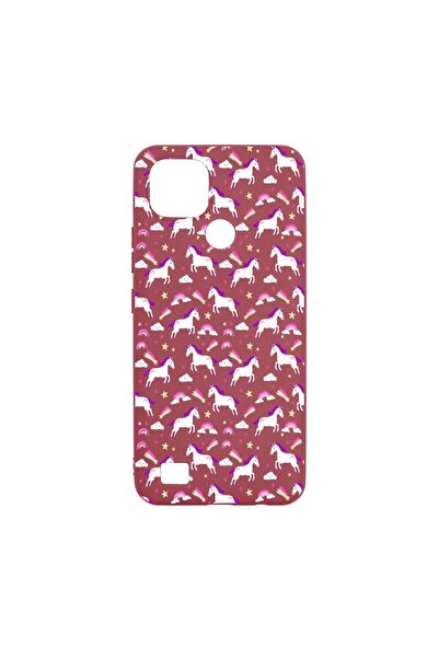 bestcase Husa Silicon, Compatibila Cu Realme C21, Unicorn Rainbow, rezistenta...