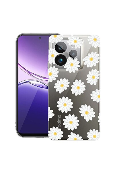 bestcase ¬Æ Husa pentru Realme GT 7 Pro cu Design Happy Flowers Daisy, Clear ...
