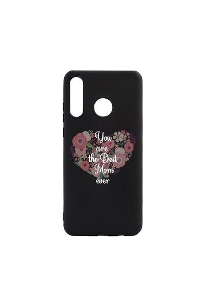 bestcase Husa Silicon Compatibila Cu Huawei P30 Lite, Best Mom Ever, rezisten...