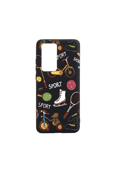 bestcase Силиконов калъф, съвместим с Huawei P40, за летни спортове, устойчив...
