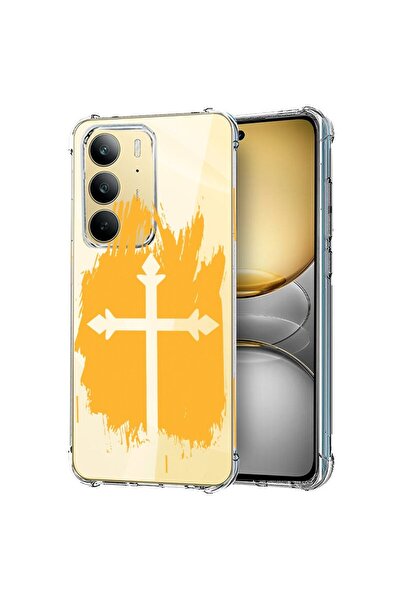 bestcase ¬Æ Husa pentru Realme 14x 5G, Anti Shock 1.5MM, Cross, Protectie cam...