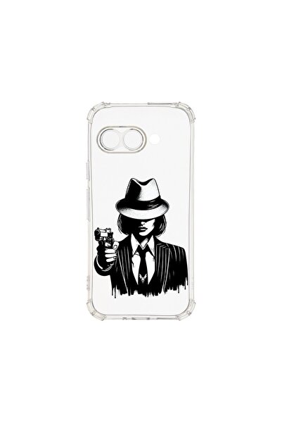 bestcase Калъф за Google Pixel 9a, BestCase® Anti Shock 1.5MM, Гангстерска же...