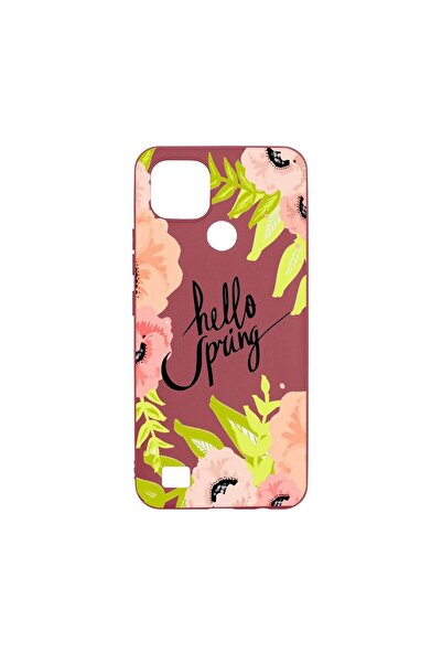 bestcase Husa Silicon, Compatibila Cu Realme C21, Hello Spring, rezistenta la...