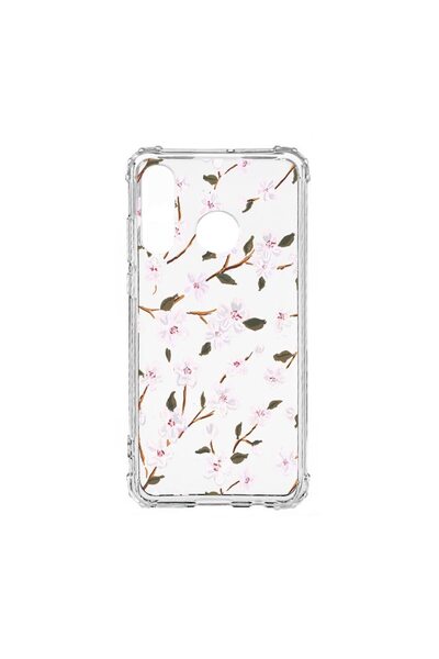 bestcase Husă Antișoc din Silicon Compatibilă cu Huawei P30 Lite, Floare de p...