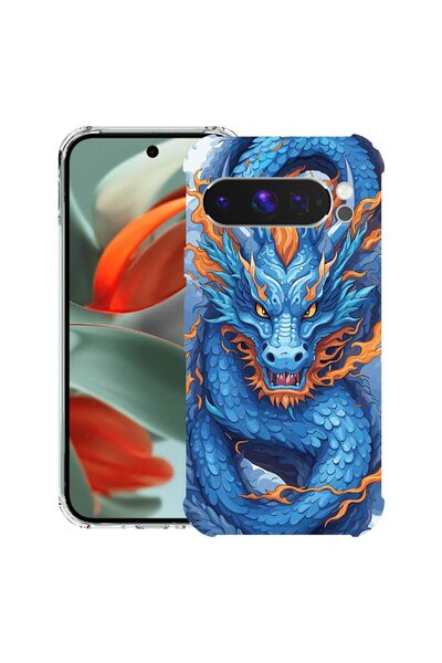 bestcase ¬Æ Husa Anti Shock pentru Google Pixel 10 Pro XL cu Design Blue Drag...