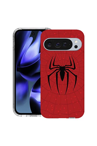 bestcase Θήκη για Google Pixel 10 / Pixel 10 Pro με σχέδιο αράχνης, Διαφανής ...