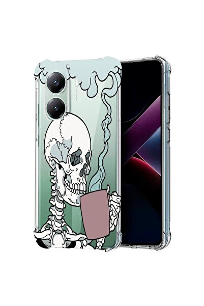 bestcase Θήκη συμβατή με Poco X7 Pro 5G, Αντικραδασμική 1.5MM, Σχέδιο Κρανίου...