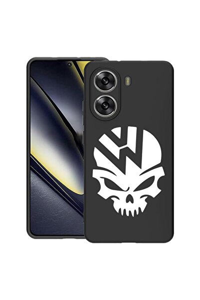 bestcase Калъф за Poco X7 Pro 5G, VW Skull, тънък силиконов 0.8ММ, удароустой...
