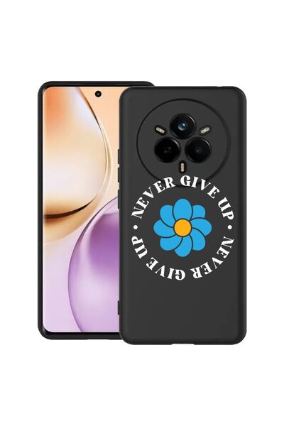 bestcase Husă pentru Realme 14 Pro 5G, Nu renunța niciodată, Silicon subțire ...