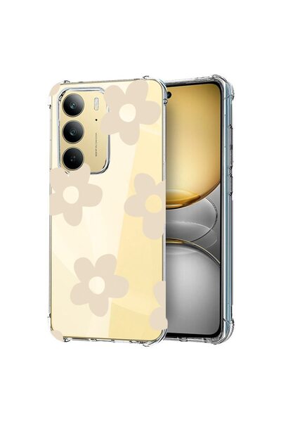 bestcase ¬Æ Husa pentru Realme C75, Anti Shock 1.5MM, Retro Daisy, Protectie ...