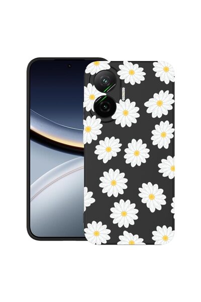 bestcase ¬Æ Husa pentru Poco F7 cu Design Happy Flowers Daisy, TPU Mat Ultra ...