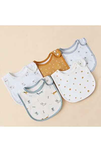 Choice8 Dachshund 5 Pcs/set Baby Bibs U-shaped Infant Saliva Towel Easy to Wi...