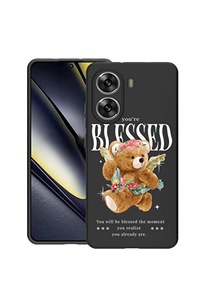 bestcase Husă pentru Poco X7 Pro 5G, Ursuleț de pluș binecuvântat, Silicon su...