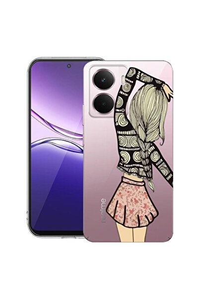bestcase Husă pentru Realme P3 cu design Girl Friend, din silicon transparent...