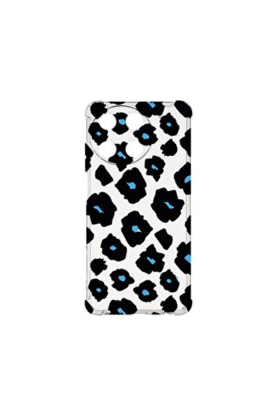 bestcase Αντικραδασμική Θήκη 1.5MM, Συμβατή με Realme 11 4G, Μπλε Σχέδιο Λεοπ...