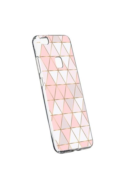 bestcase Husa Silicon, Transparent, Slim, Mozaic 94, Huawei P10 LITE