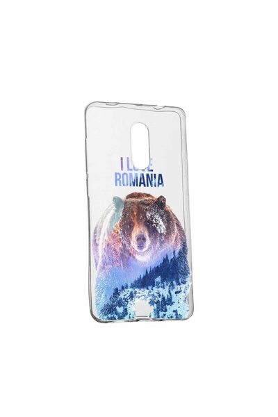 bestcase Θήκη σιλικόνης, Διαφανής, Λεπτή, Αγαπώ τη Ρουμανία, Huawei Honor 6A