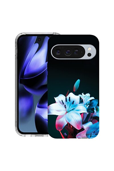 bestcase Калъф за Google Pixel 10 / Pixel 10 Pro с дизайн на цвете орхидея, п...