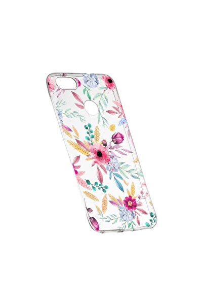 bestcase Husa Silicon, Transparentă, Subțire, Happy Flowers, HTC Desire 12 Plus