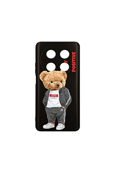 bestcase Тънък силиконов калъф 0.8ММ, съвместим с Huawei Nova 12i, Дизайн  "Б...