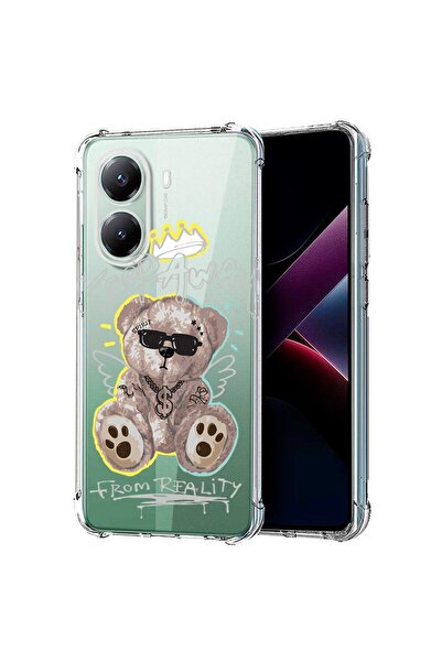 bestcase ¬Æ Husa compatibila Poco X7 Pro 5G, Anti Shock 1.5MM, Teddy Bear Kee...