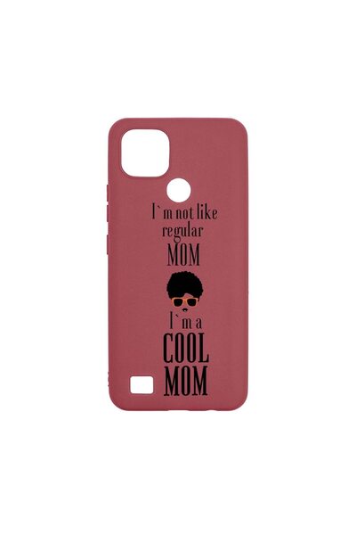bestcase Θήκη σιλικόνης, Συμβατή με Realme C21, Cool Mom, ανθεκτική στη φθορά...