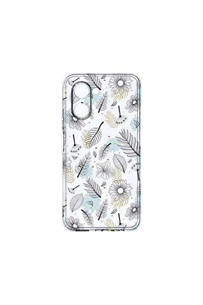 bestcase Διαφανής Θήκη Σιλικόνης 2MM, Συμβατή με Realme C33, Λουλούδια, Αντικ...