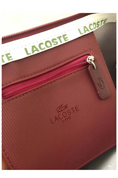 Lacoste Kids Women's L12.12 Concept Fashion Versatile Large Capacity Zipper Handheld Shoulder Bag Tote