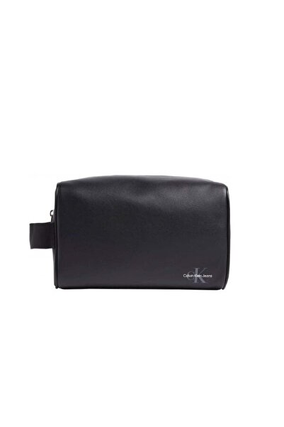 Calvin Klein Mono Logo Dopp Washbag El Çantası Na Black-SİYAH