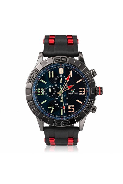 Watch Men's watch, EagleTime, Black, ET19
