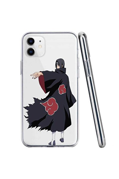 OEM Case compatible with Apple iPhone 11 Transparent Silicone Naruto Itachi U...