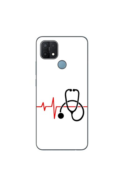 OEM Husa compatibila cu Oppo A15 si A15s Silicon Gel Tpu Model Puls Doctor