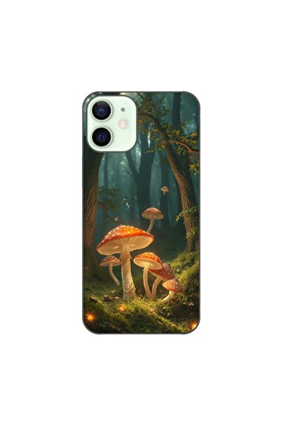 OEM Husa compatibila cu Apple iPhone 12 Mini Silicon Gel Tpu Model Glowing Ma...