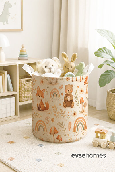 EVSEHOMES BOHEM CREAM RAINBOW ANIMALS Οργανωτής δωματίου για παιδιά και βρέφη...