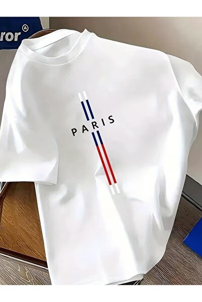 PAVRO Tricou unisex cu imprimeu mixt, confortabil