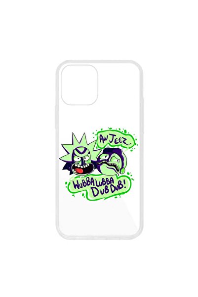 OEM Husa compatibila cu Apple iPhone 12 Mini Silicon Transparenta Model Rick ...