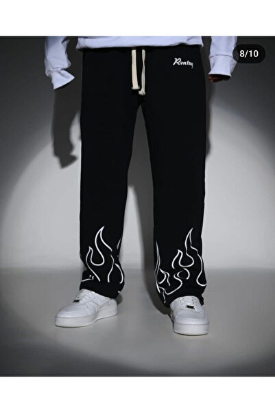 ZAVIXO Men's Wide Leg 100% Cotton Trousers Modern Street Fashion