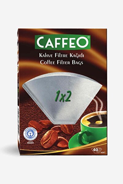 Caffeo Coffee Filter Paper White 1X2 |   40 Pieces