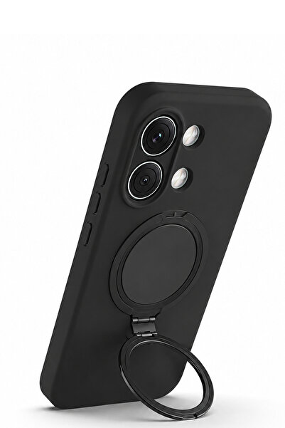 Nezih Case Xiaomi Poco X8 Pro Max Uyumlu İçi Kadife Stand Olabilen Halka Yüzü...
