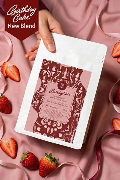 Mim and More Birthday Cake Coffee - Strawberry & Vanilla Flavored Filter Coff...