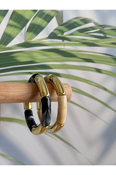 AYLAKAYA Gold Detailed Bone-Looking Flexible Bracelet Set of 2