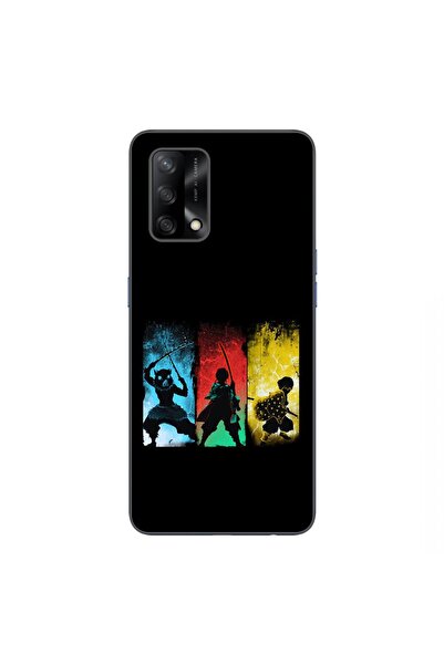 OEM Case compatible with Oppo A74 4G Silicon Gel Tpu Demon Slayer Team Pattern