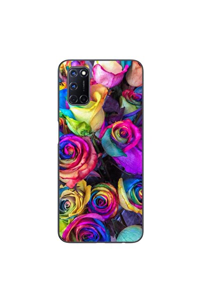 OEM Husa compatibila cu Oppo A72 Silicon Gel Tpu Model Trandafiri Colorati